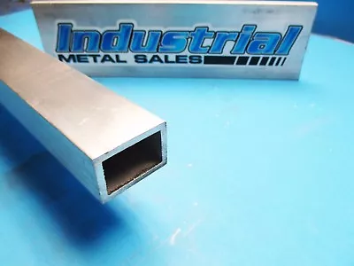 6063 T52 Aluminum Rectangle Tube 1  X 1-1/2   X 12 -Long X 1/8  Wall-->NEW ! • $17.66